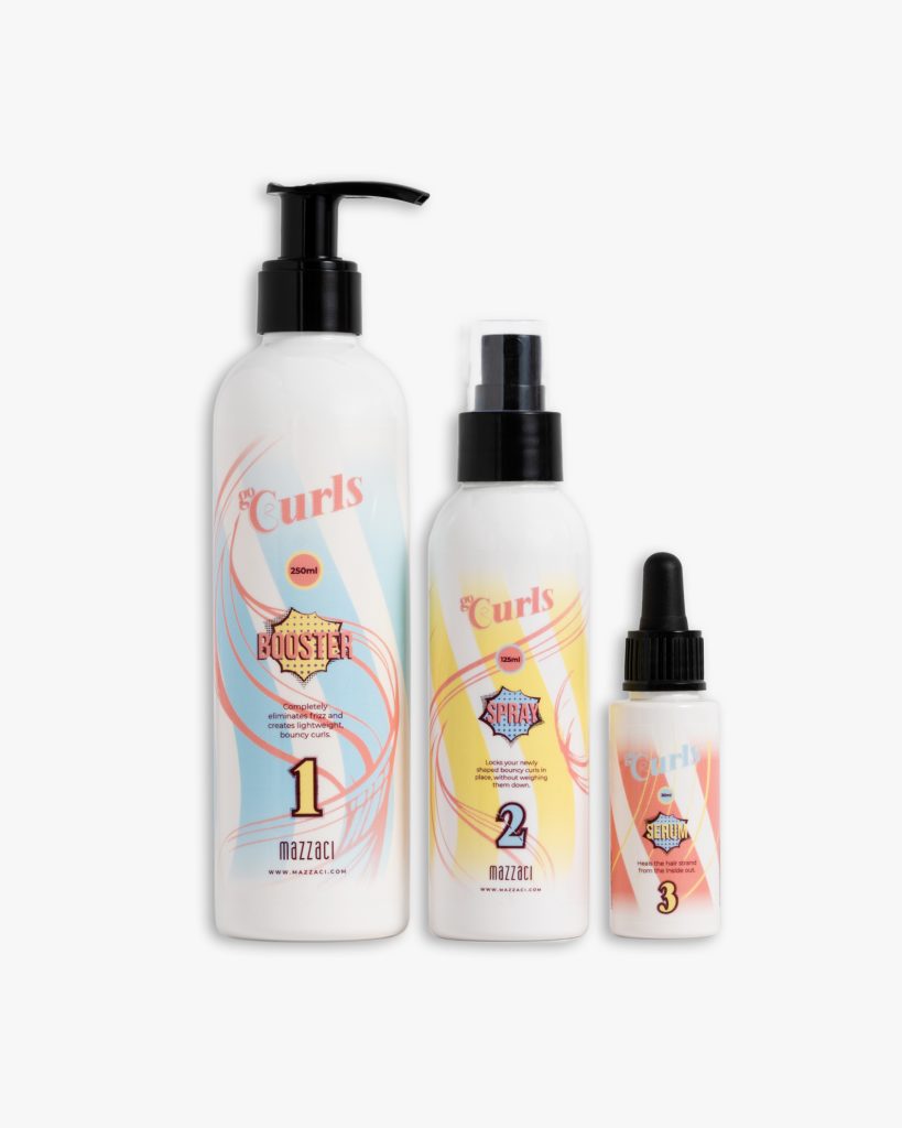 Hair curling set GoCurls Mazzaci ® natural cosmetics